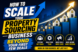 How to Scale Your Property Sourcing Business Beyond Your First Few Deals